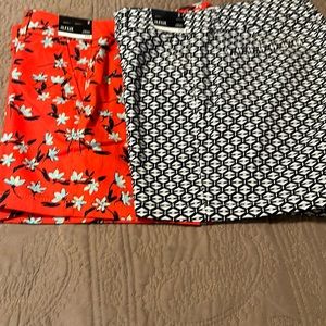 a.n.a Twill Shorts! Both Size 2! NWT!